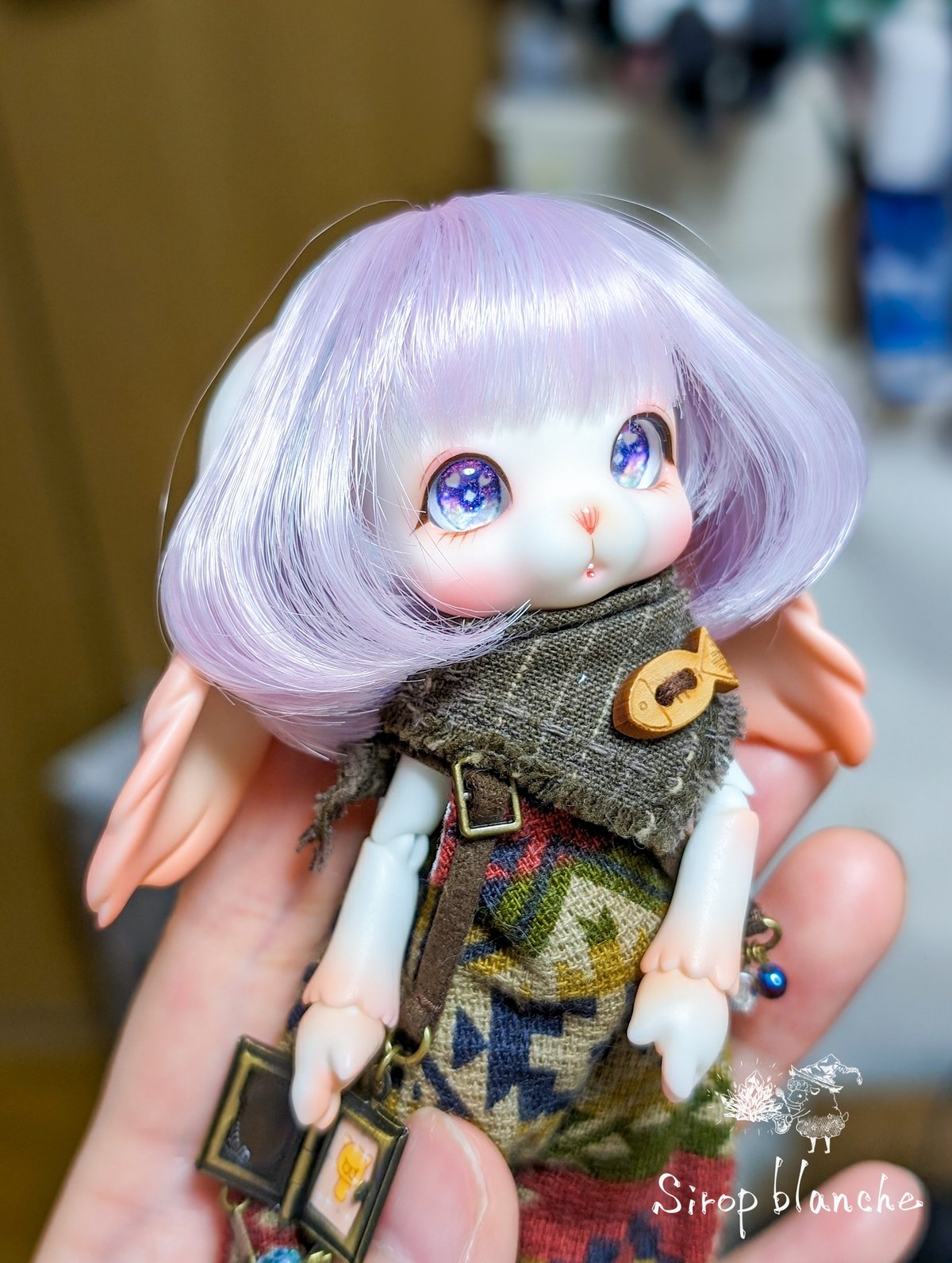 8mm(虹彩小) あの日の空【即納カボションアイ】 | Sirop blanche