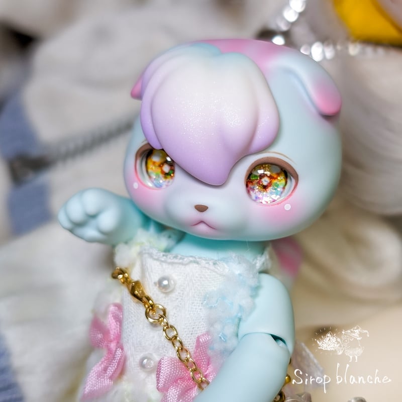 8mm(虹彩小) あの日の空【即納カボションアイ】 | Sirop blanche