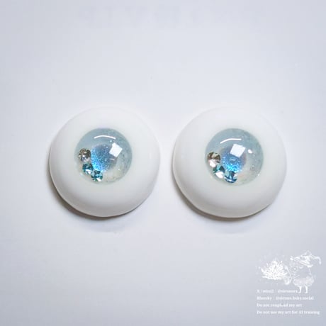 『淡あわドロップ』ソーダ/16～20mm【レジンアイ】