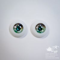[Sweet Palette]チョコミント-ミントブーケ-＊13～15mm【レジンアイ】
