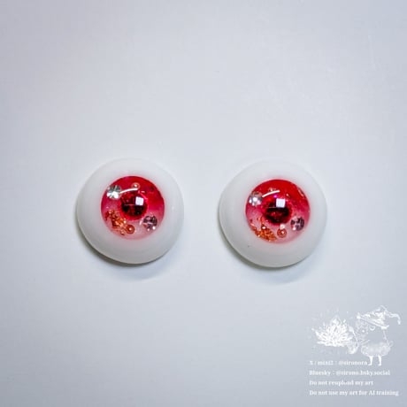 [Sweet Palette]ストロベリームース＊8～12mm【レジンアイ】