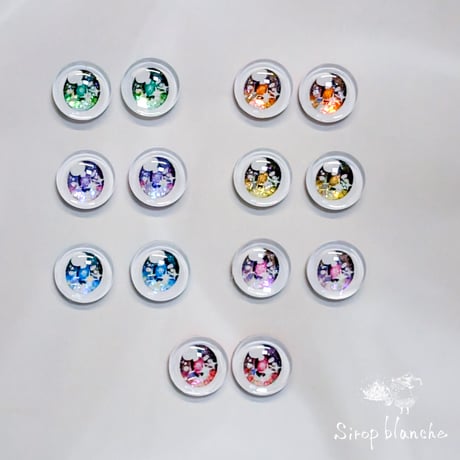 10mm(虹彩小) アニホロCB【即納カボションアイ】