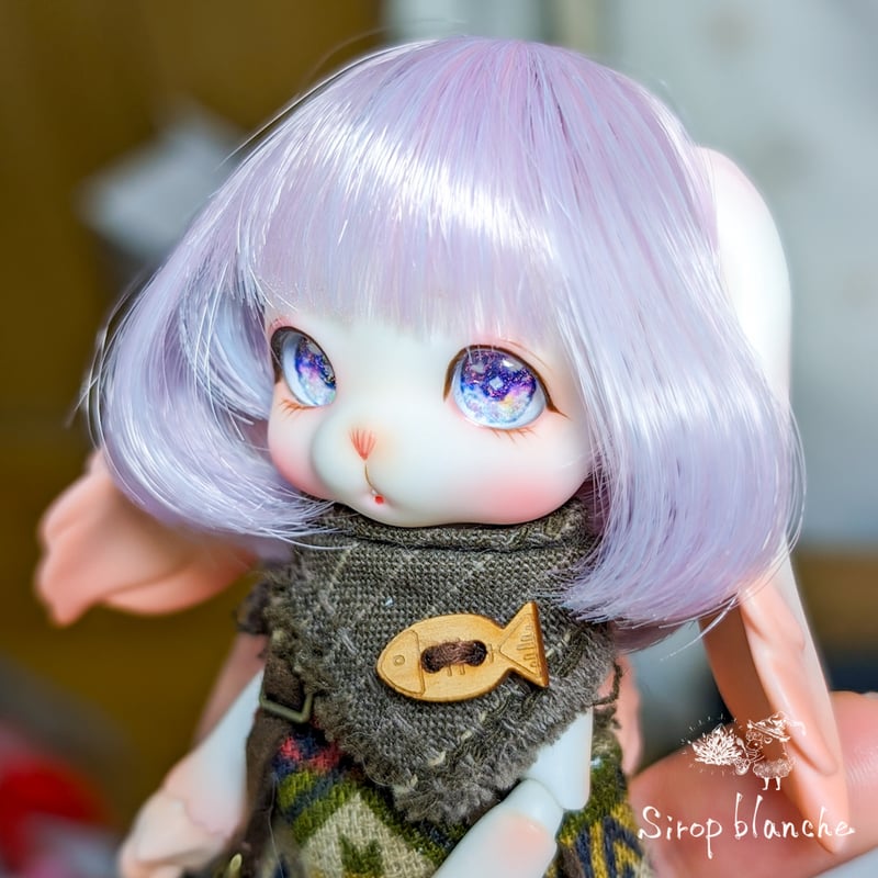 R-449 ✴︎レジン カボション✴︎ネコ型✴︎８カラー◡̈*❤︎ 8mm(虹彩小/旧仕様) あの日の空【即納カボションアイ】 | Sirop blanche