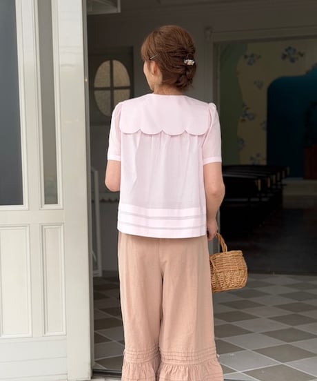 【3L】cape blouse