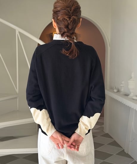 【M】silhouette V cardigan