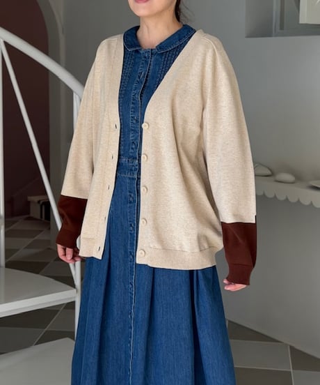 【M】silhouette V cardigan