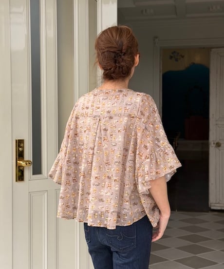 【3L】kitten HIRARA blouse