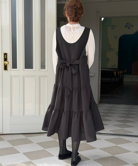 【3L】tiered jumper skirt