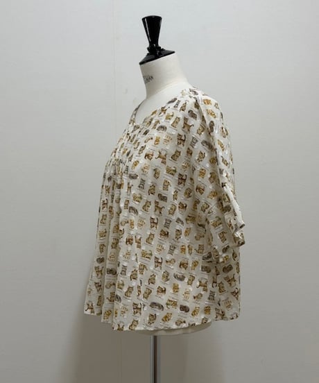 【3L】kitten HIRARA blouse