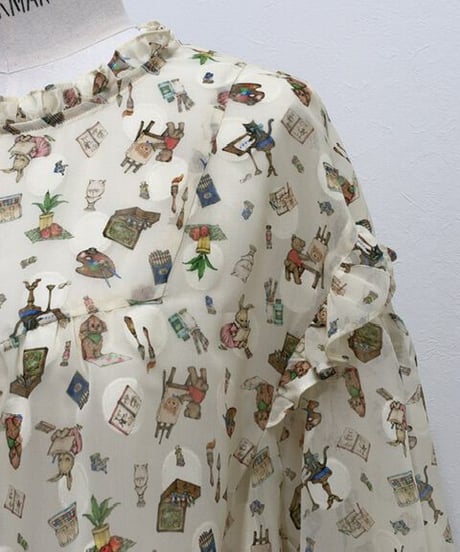【3L】GARACHIGAI blouse