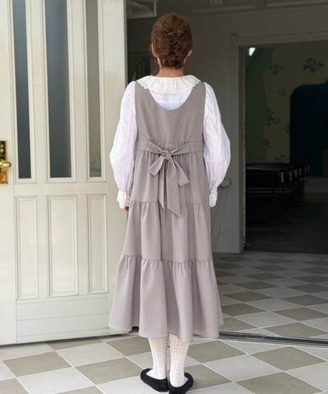 【3L】tiered jumper skirt