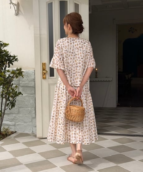 【3L】kitten HIRARA blouse