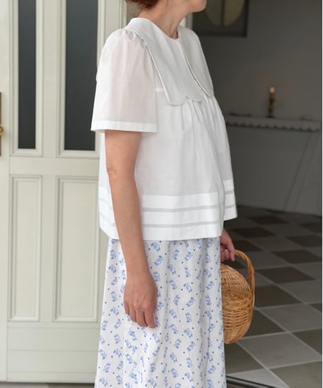 【3L】cape blouse