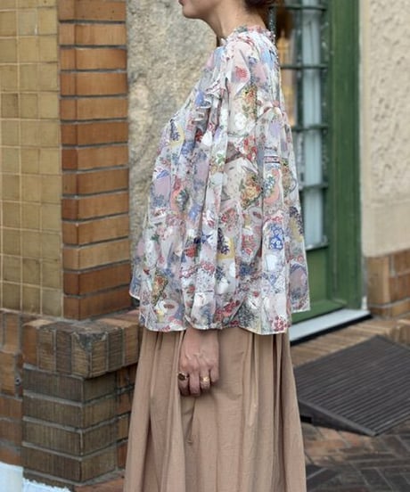 【3L】GARACHIGAI blouse