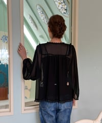 【3L】fortune chiffon blouse
