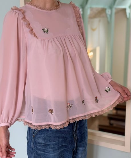 【M】fortune chiffon blouse