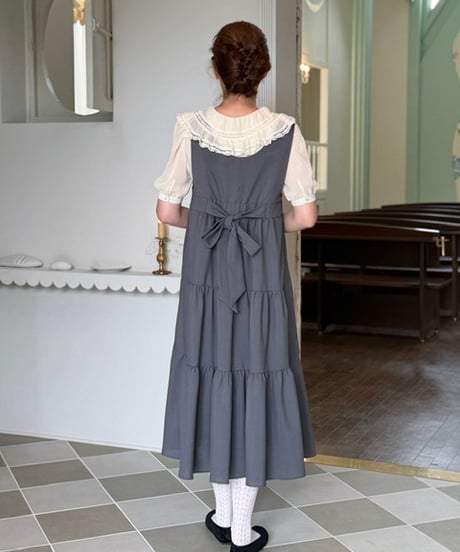 【3L】tiered jumper skirt