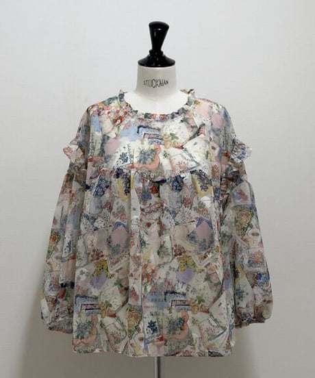 【3L】GARACHIGAI blouse