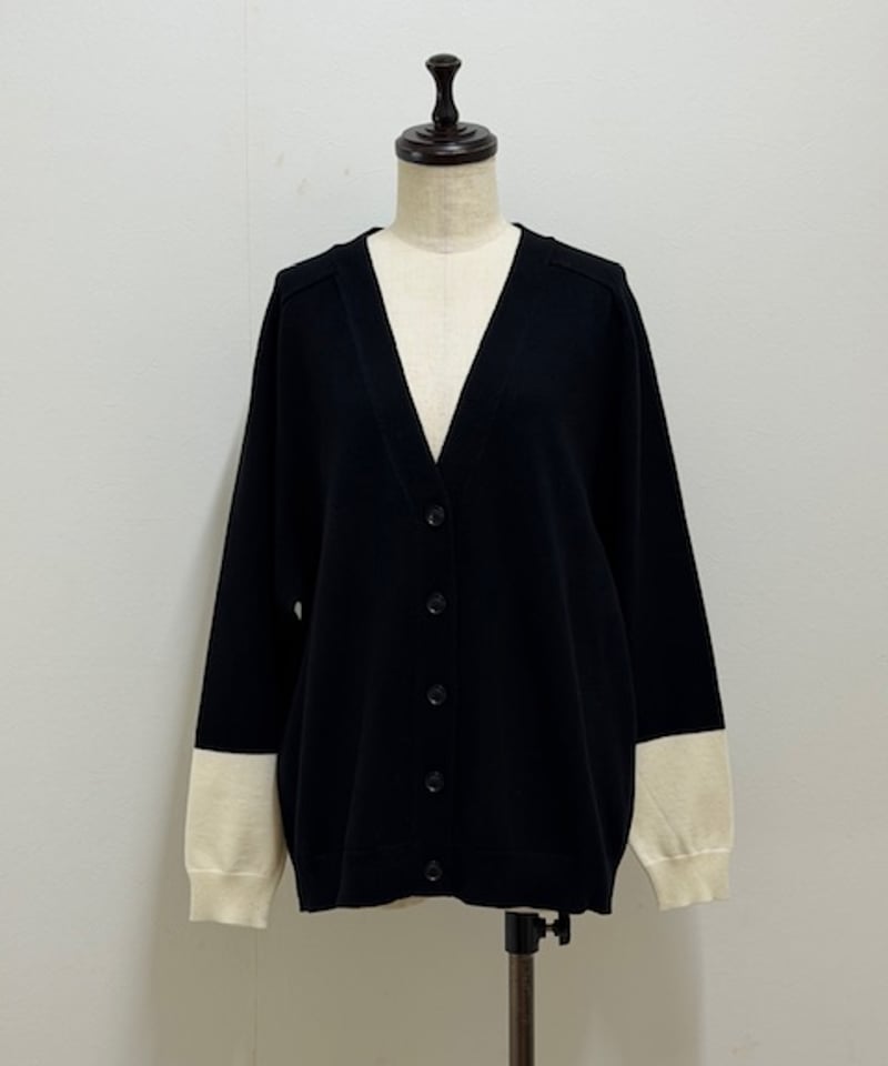yukiemon カーディガン　fl5 3L】silhouette V cardigan | yukiemon global