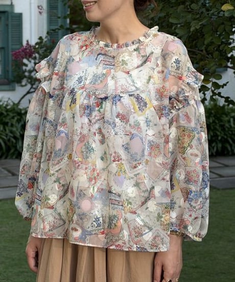 【3L】GARACHIGAI blouse