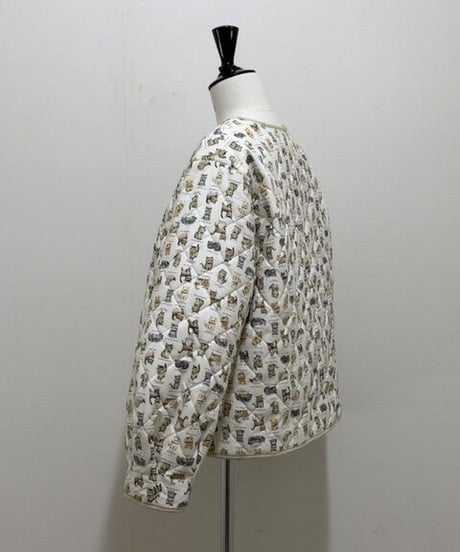 【M】GARACHIGAI quilting  blouson・kitten