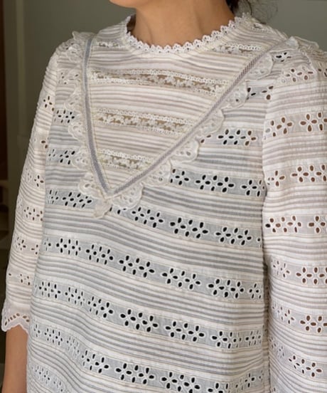 【3L】millefeuille blouse