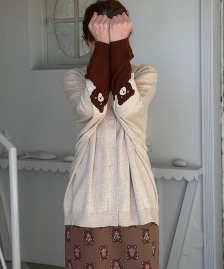 【M】silhouette V cardigan