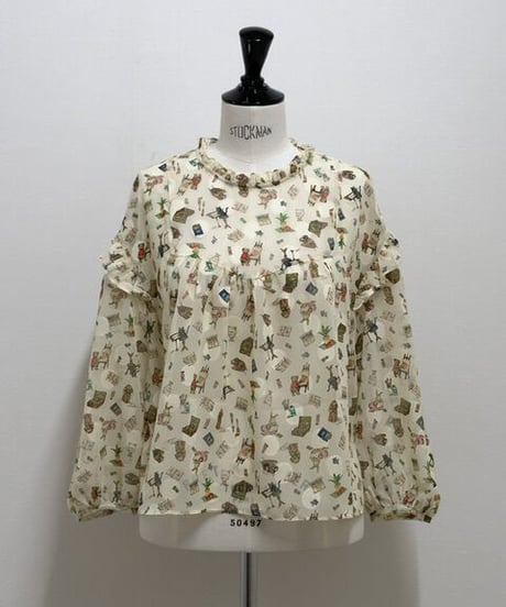 【3L】GARACHIGAI blouse