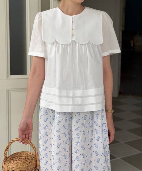 【3L】cape blouse