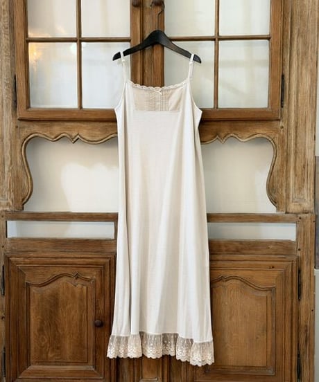 【3L】pin tuck yoke  one-piece