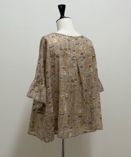【3L】kitten HIRARA blouse