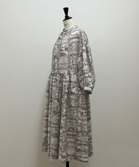 【3L】SU-chan journey linen  one-piece・light pink