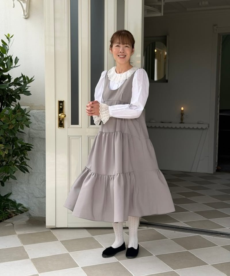 M】tiered jumper skirt | yukiemon global
