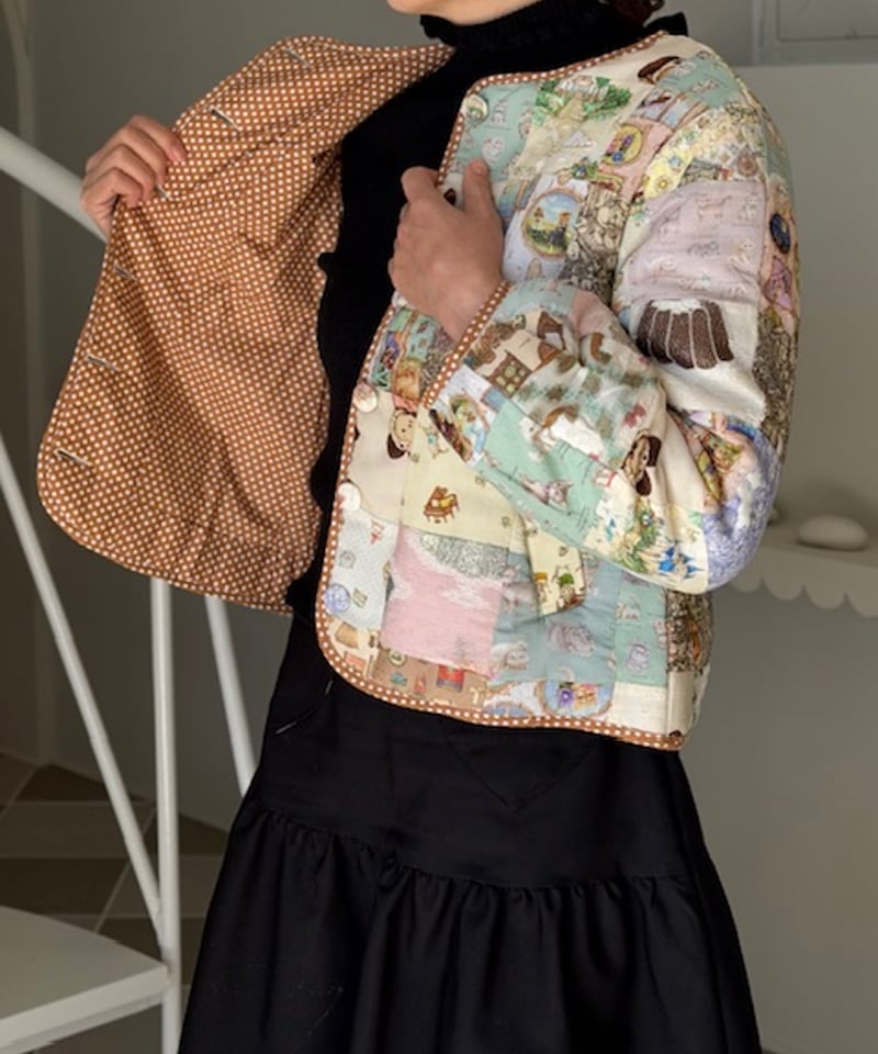 M】archive textile blouson | yukiemon global