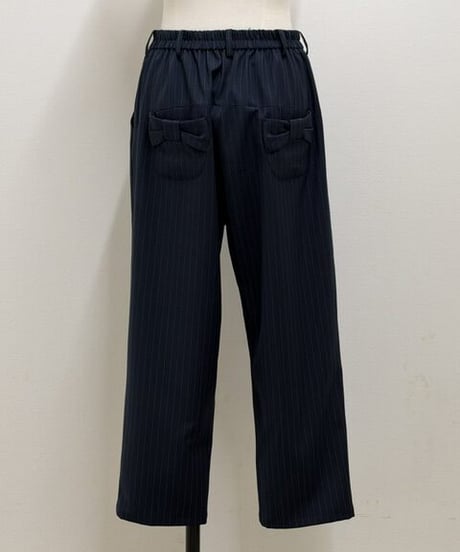 【3L】back ribbon pants