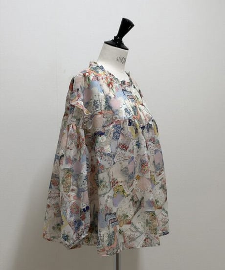 【3L】GARACHIGAI blouse