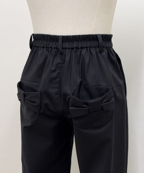 【3L】back ribbon pants