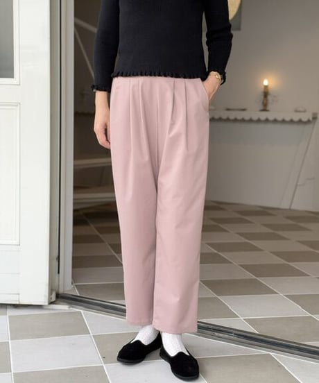 【3L】back ribbon pants