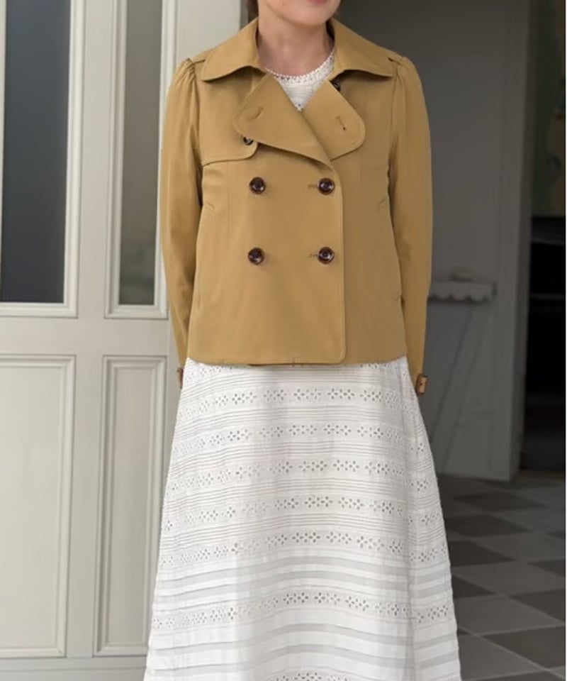 3L】FURIFURI trench coat | yukiemon global