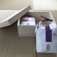 「心」桐箱　ゆめぴりか・ななつぼし各2kg　2個セット