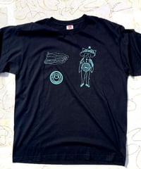 Print T-shirt (BLK-A)