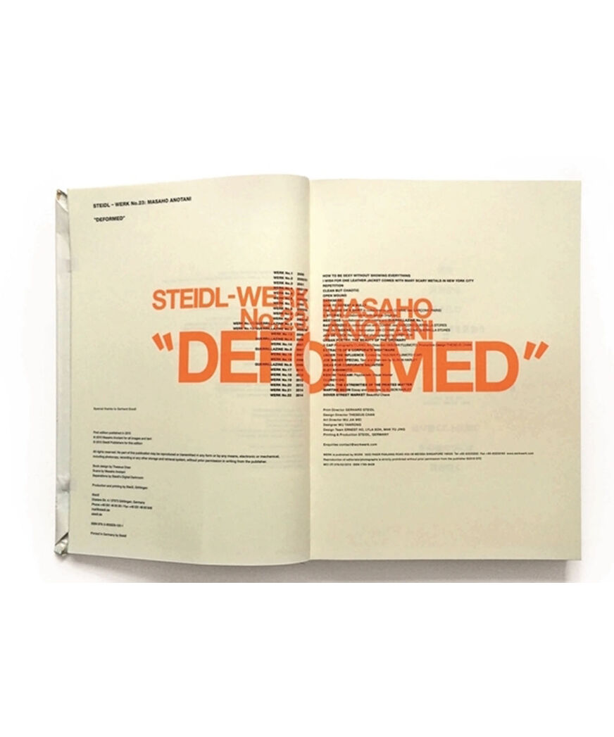 STEIDL-WERK No.23: MASAHO ANOTANI Deformed | 安野