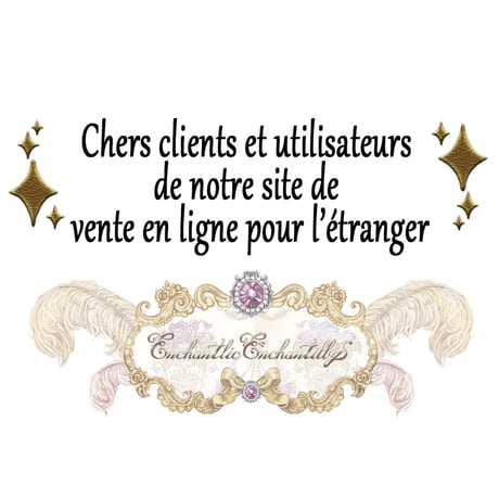 Chers clients et utilisateurs de notre site de vente en ligne pour l’étranger