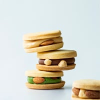 ブリスサンド3個セット  ＜キャラメル＋アーモンド＞＜チョコ＋ヘーゼルナッツ＞＜抹茶+アーモンド＞（各１個入）