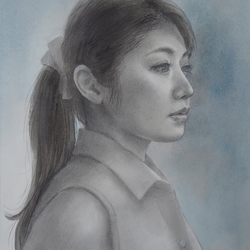 徳田明子「優しいひと」F3号 Tokuda Akiko | 美岳画廊 Gallery Mit