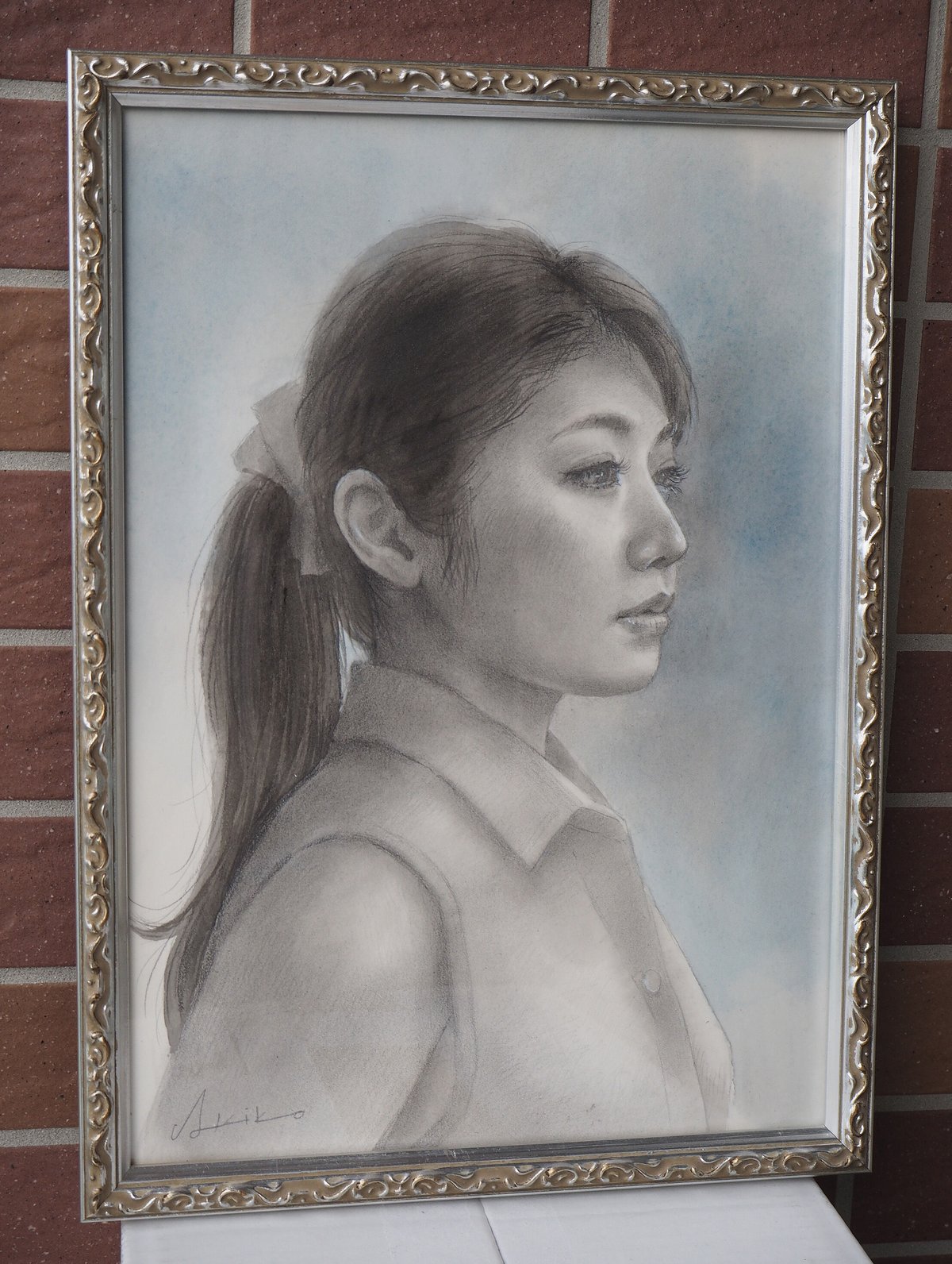 徳田明子「優しいひと」F3号 Tokuda Akiko | 美岳画廊 Gallery Mit