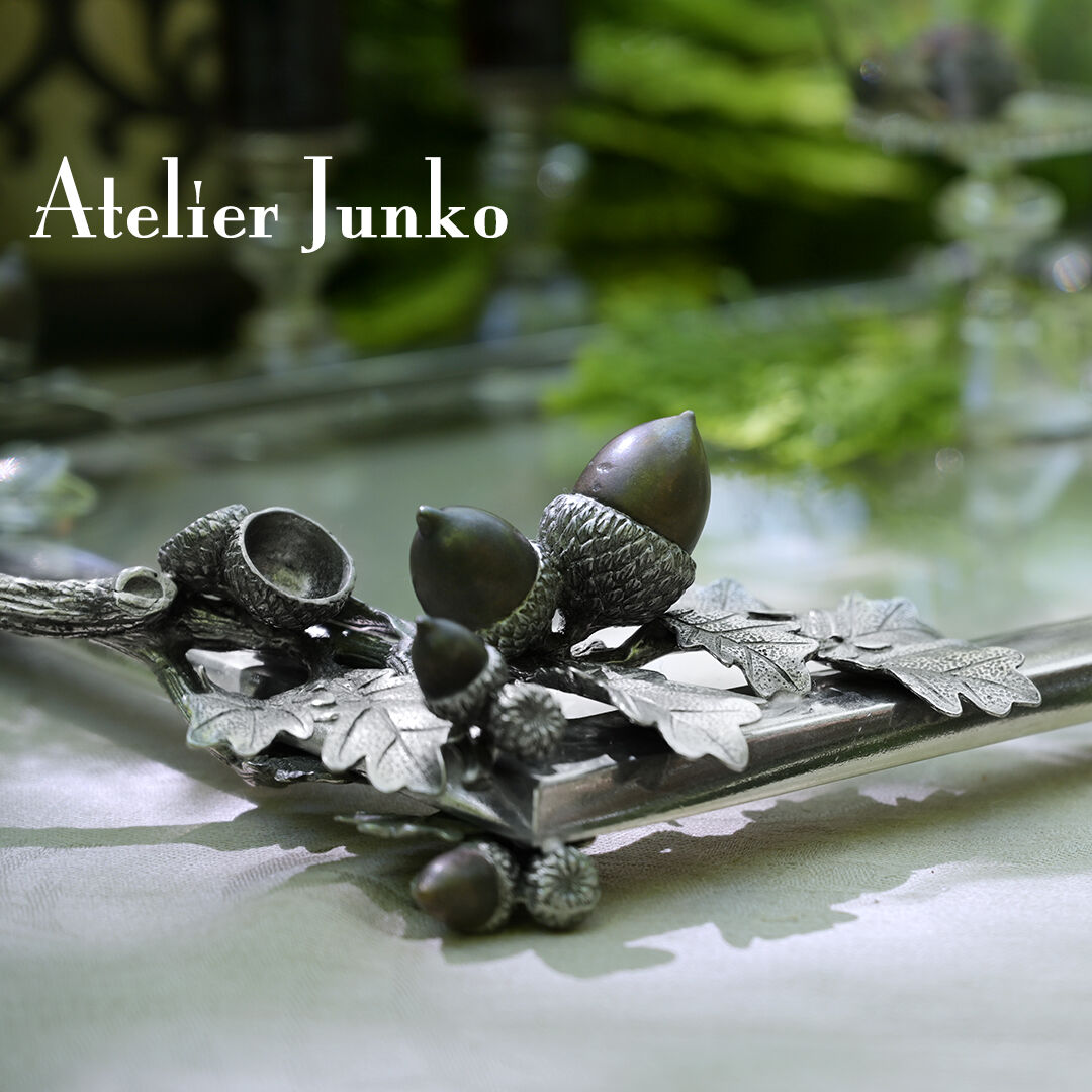 トレー ガラス スクエア ブロンスエコン Tray Square Bronze Acorn |