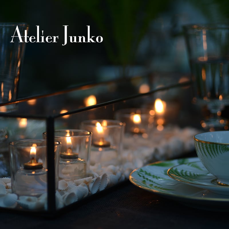 エジプシャンオイル　ビューティフルミーティング グラスオイルランプ M Glass oil lamp M | Atelier Junko EC