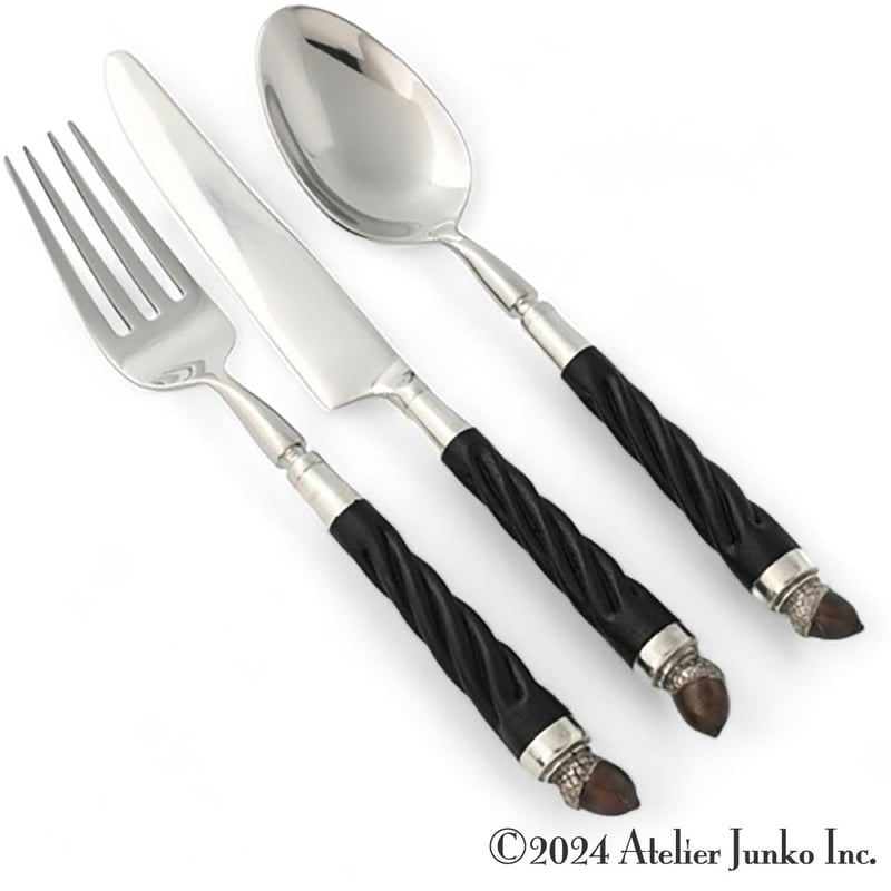 カトラリー ディナー ウッドハンドル エコン Cutlery Wood