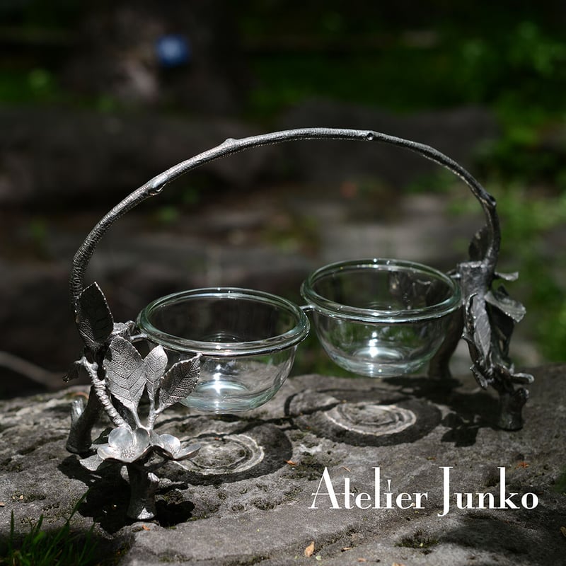 ツーグラスボウル レモンフラワー Two Glass Bowl Lemon Flower